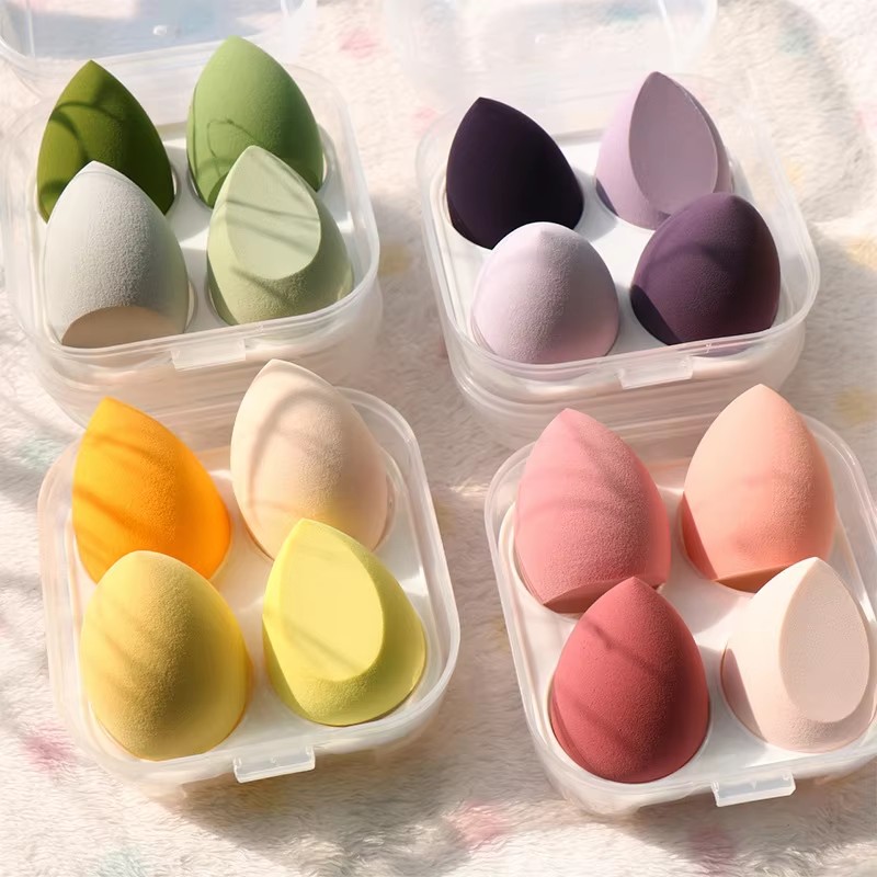 Beauty Blender In Makeup - 1-4boxes Makeup Blender Cosmetic Puff Makeup