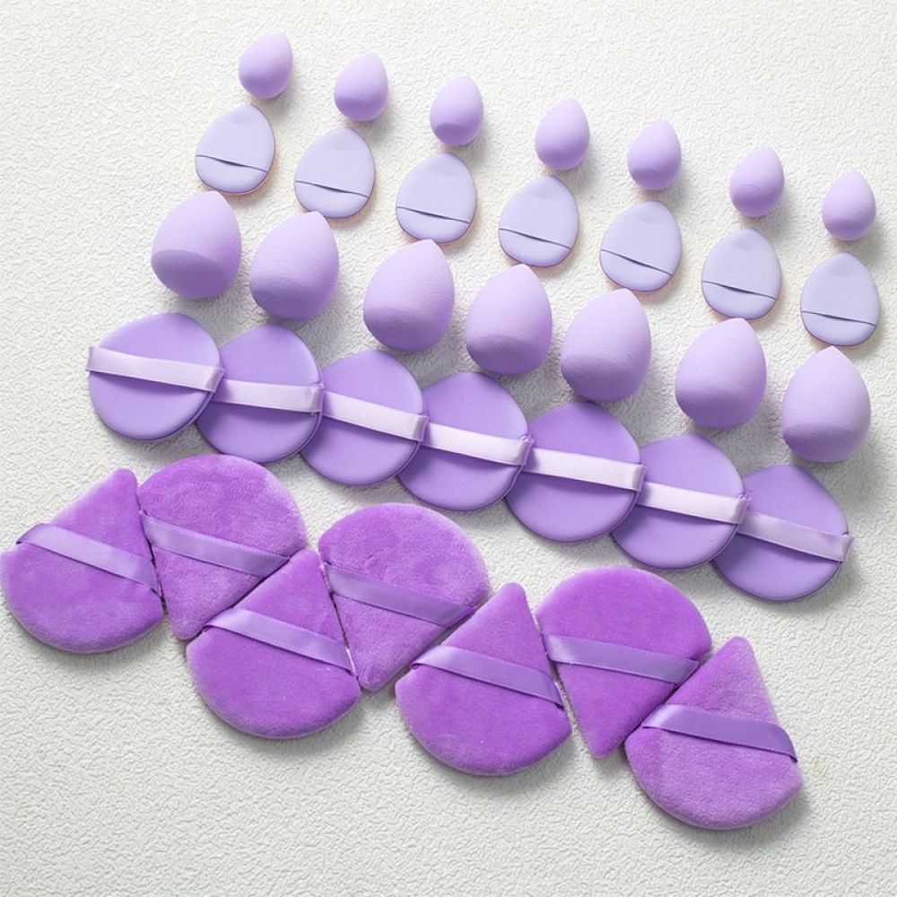 Beauty Blender In Makeup - Makeup Sponge Set Professional Cosmetic Powder