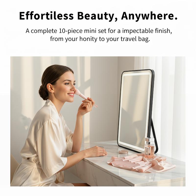 10Pcs Synthetic Makeup Brushes - огляд і ціна Beauty Makeup Events