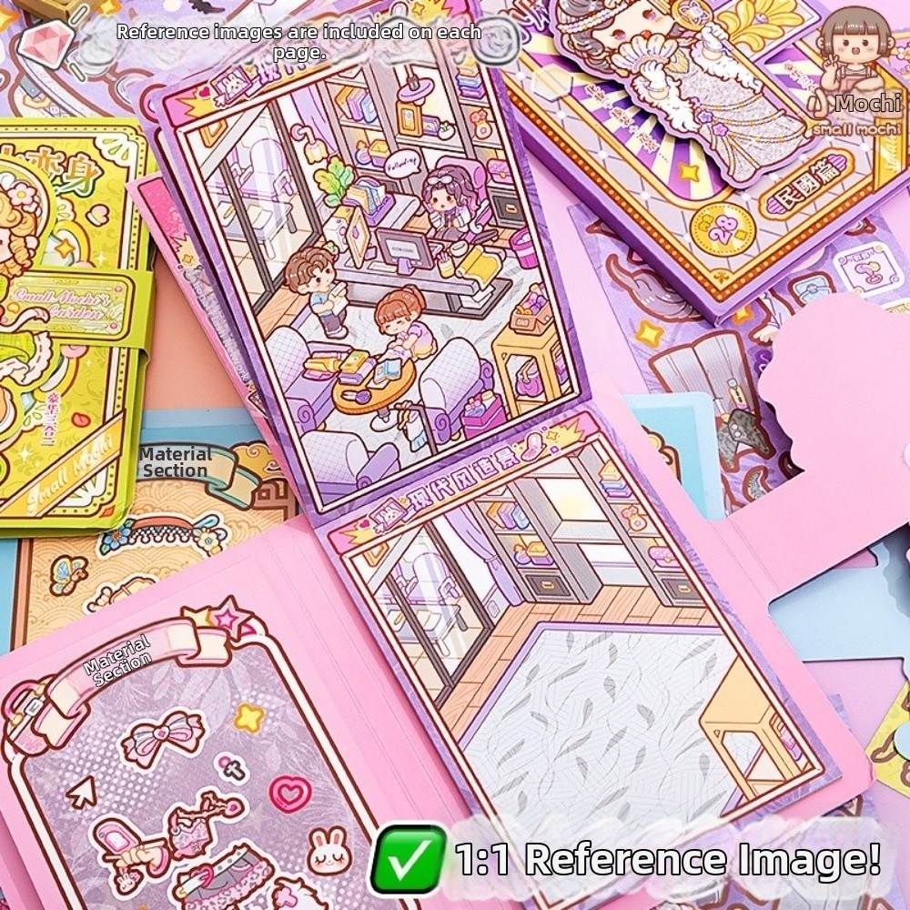 28 Sheets Cartoon Dress-up Sti - огляд і ціна Beauty Makeup Book