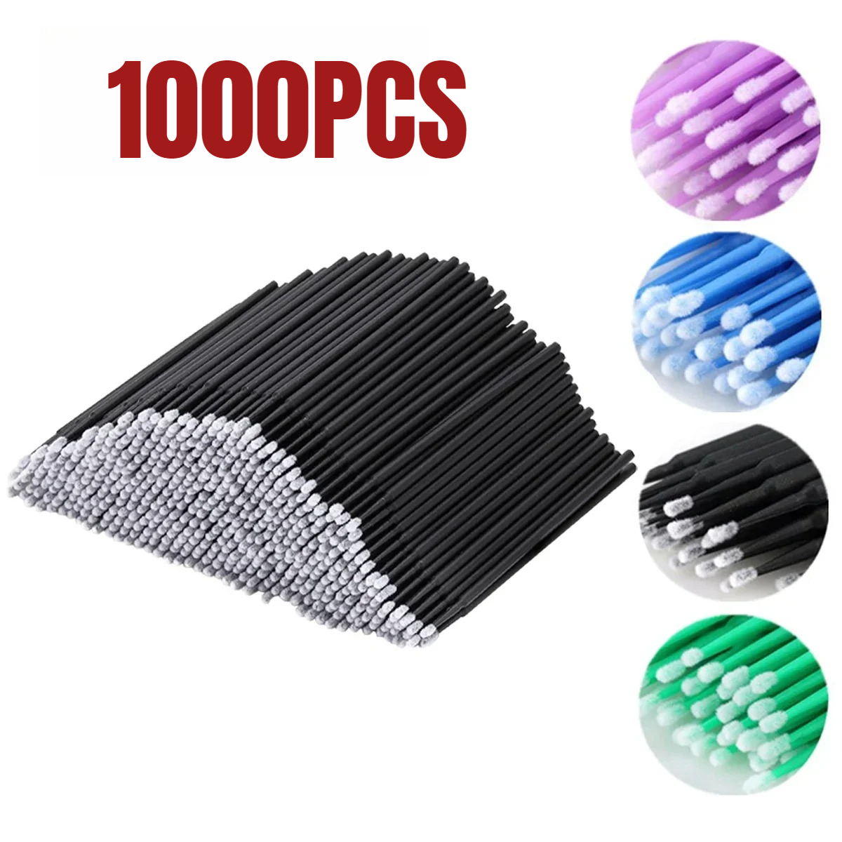 1000/500PCS Eyelash Cleaning B - огляд і ціна Beauty Makeup Vanity