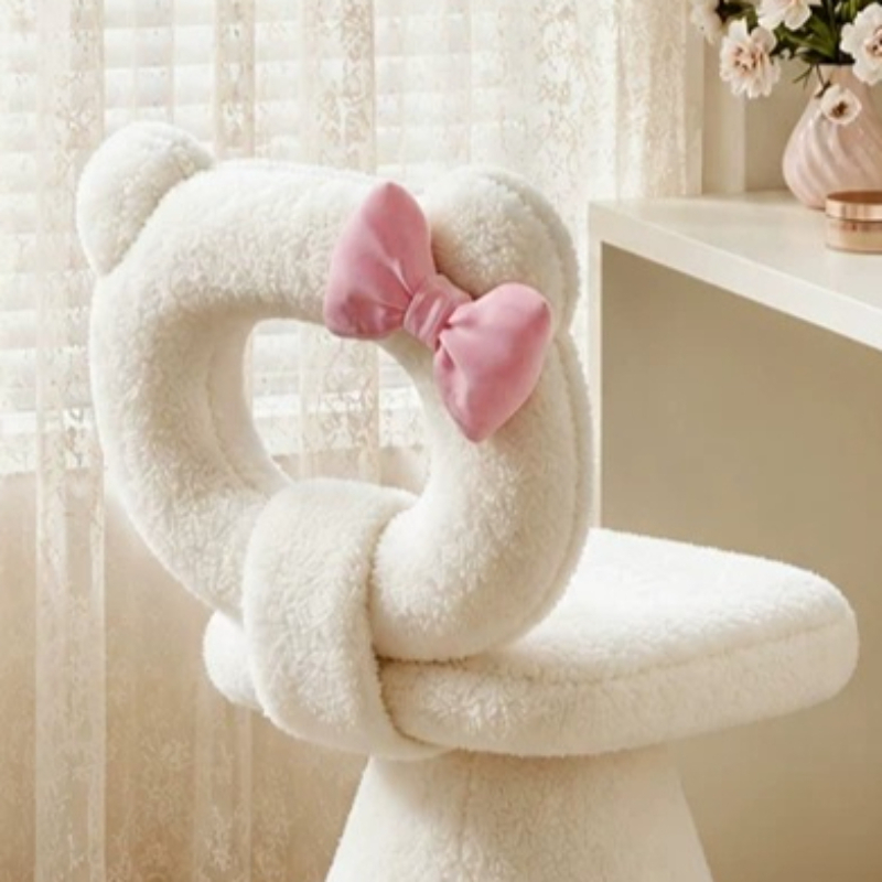 Bow Dressing Vanity Stool Pink - огляд і ціна Beauty Makeup Vanity