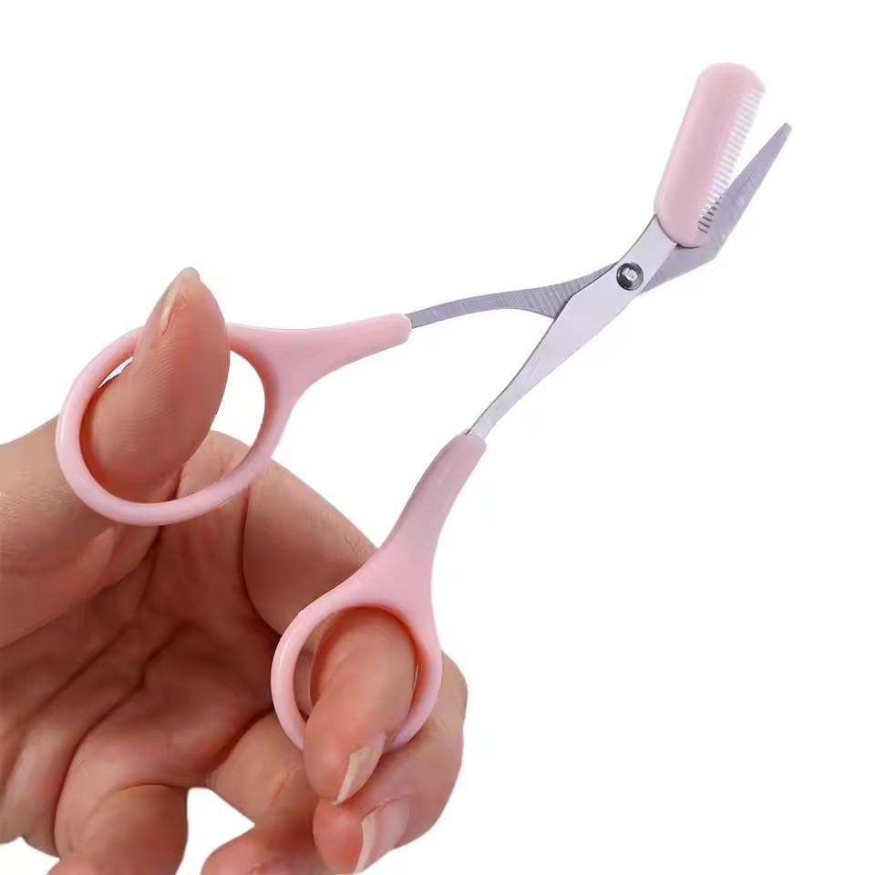 Safe Eyebrow Scissors with Com - огляд і ціна Beauty Makeup Vanity