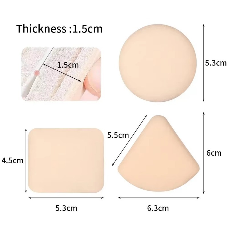 1-10pcs Portable Foundation Po - огляд і ціна Beauty Blender In Makeup