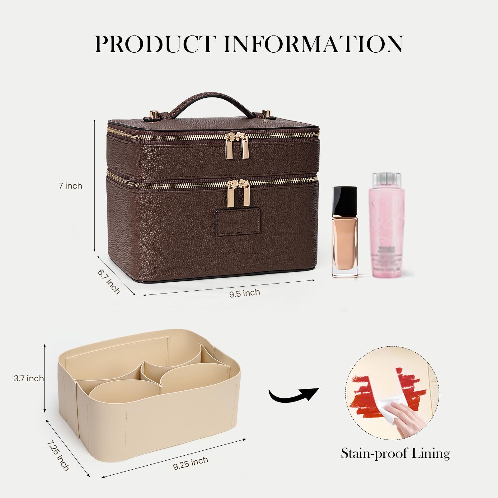 Large Capacity Double-layer Lu - огляд і ціна Beauty Makeup Case