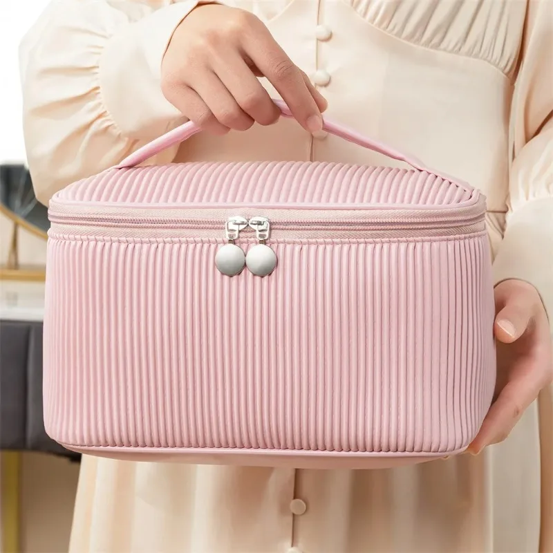 Cute Solid Color PU Leather Ma - огляд і ціна Makeup Organizer