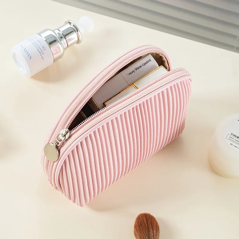 Cute Solid Color PU Leather Ma - огляд і ціна Makeup Organizer