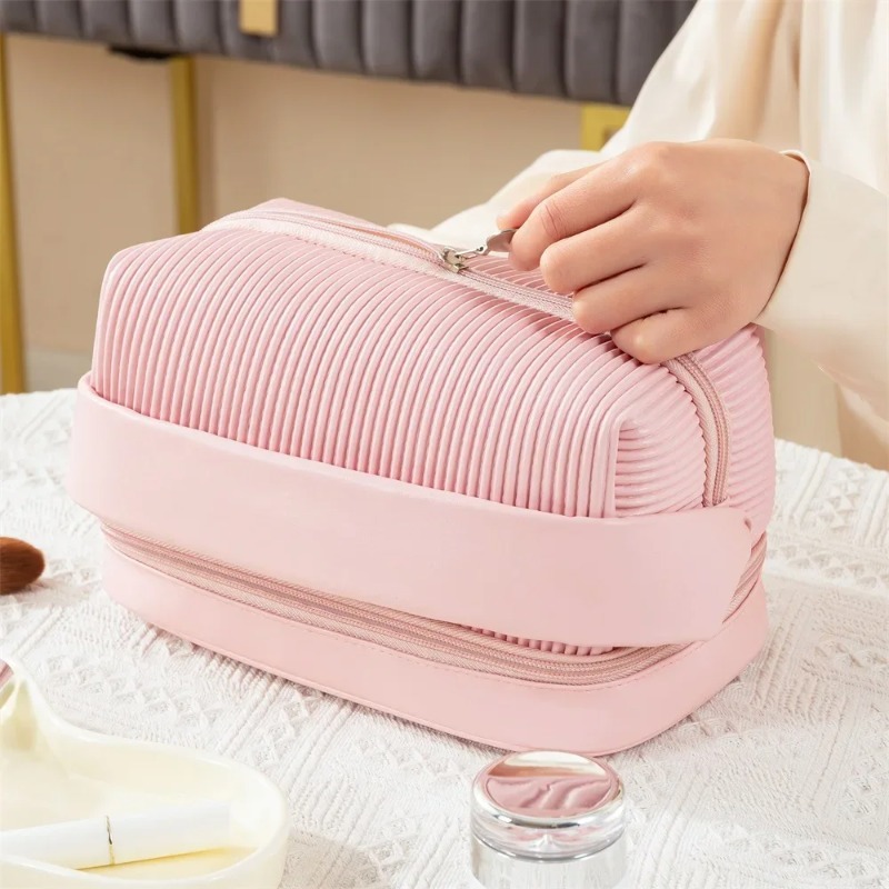 Cute Solid Color PU Leather Ma - огляд і ціна Makeup Organizer