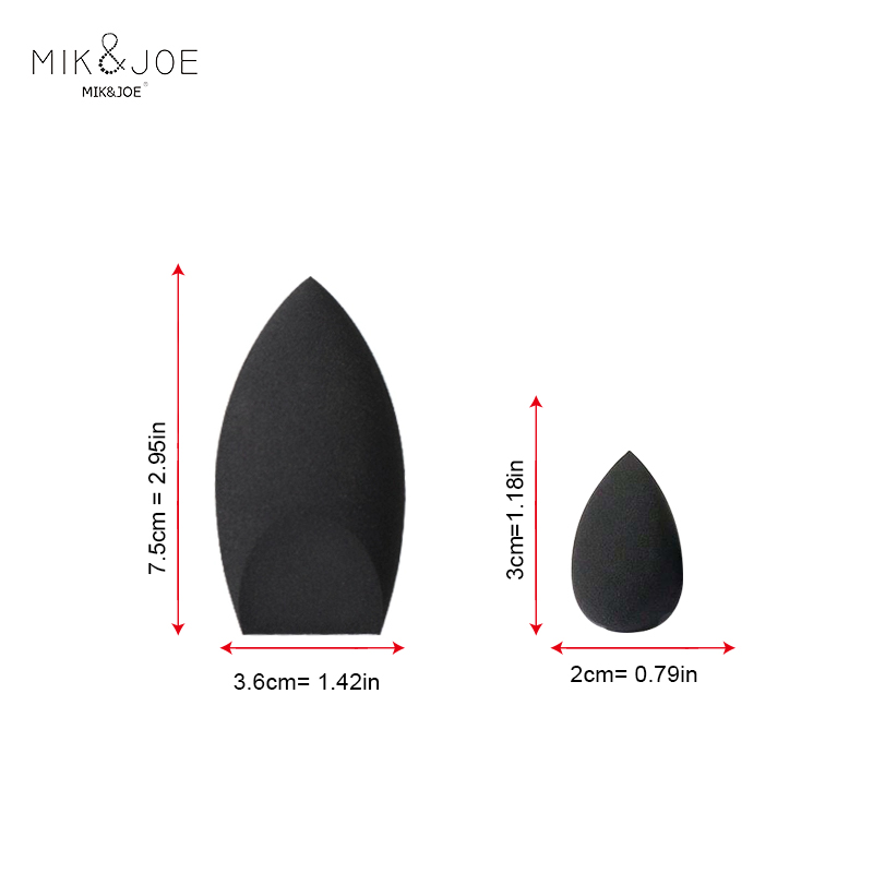2pcs Black Beauty Sponge Egg - - огляд і ціна Beauty Blender In Makeup