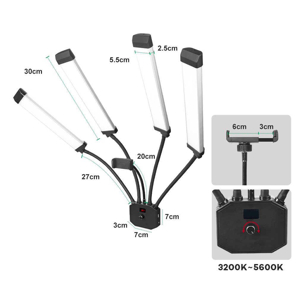 Flex Arm LED Fill Light Elimin - огляд і ціна Beauty Makeup Bar
