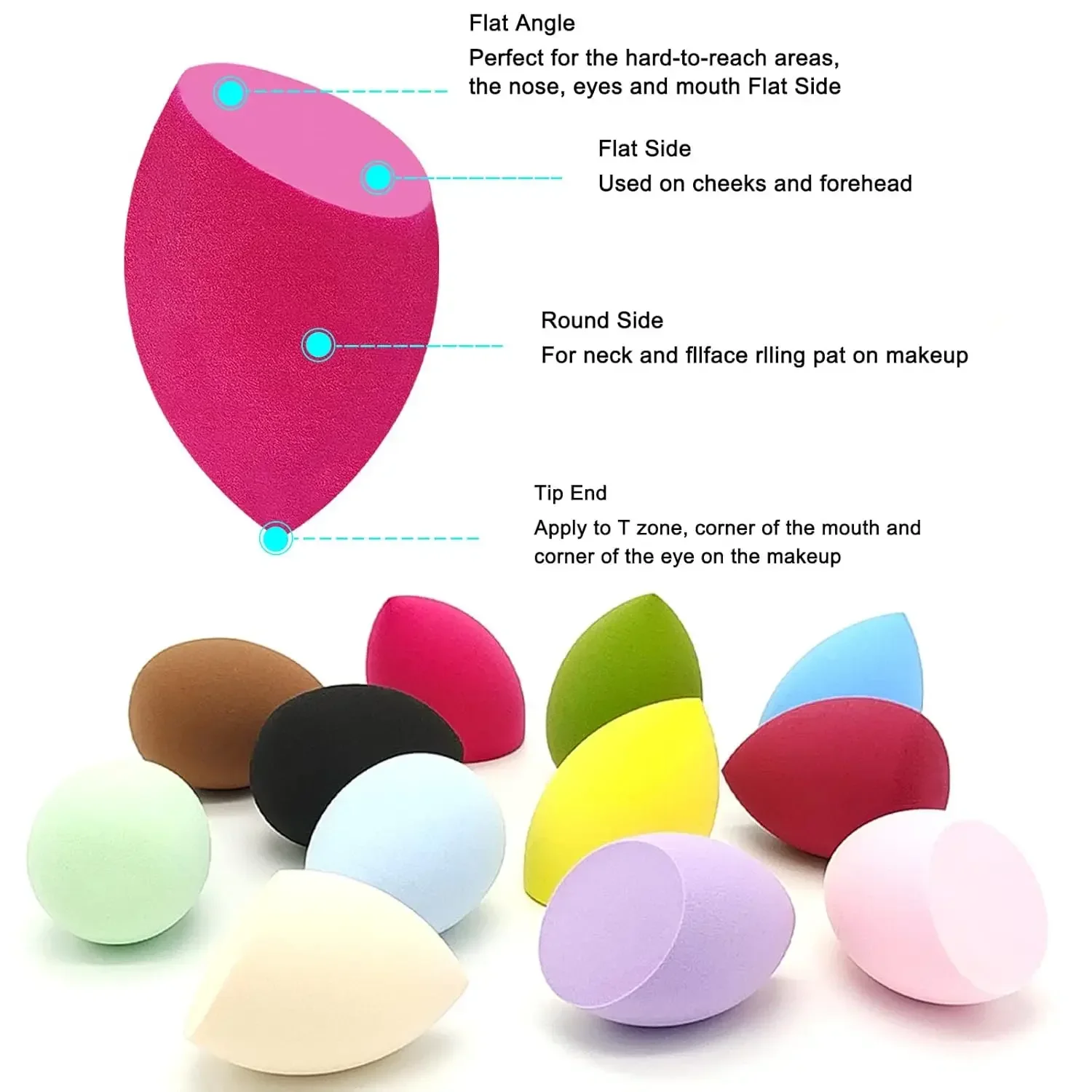 4-piece Packaged/Cased Makeup  - огляд і ціна Beauty Blender In Makeup