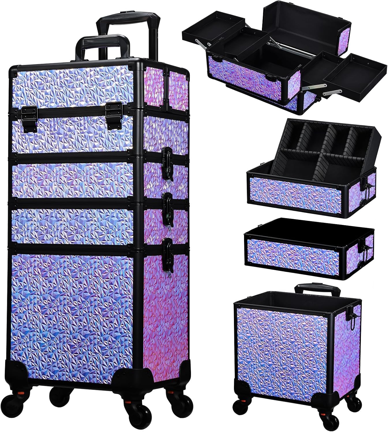 Rolling Makeup Train Case, Lar - огляд і ціна Beauty Makeup Vanity