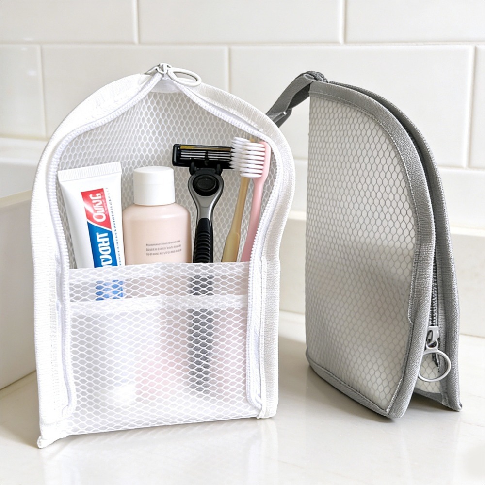Mesh Toiletry Bag Breathable Q - огляд і ціна Makeup Organizer