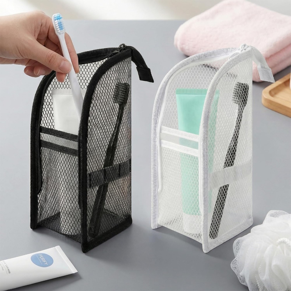 Mesh Toiletry Bag Breathable Q - огляд і ціна Makeup Organizer