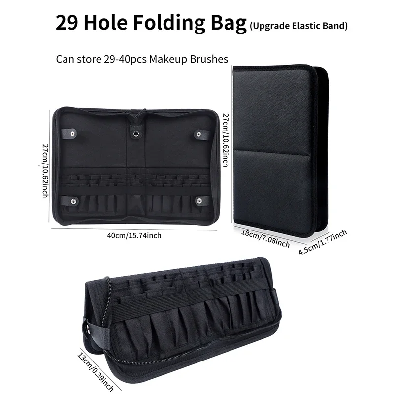 29/23 Holes Foldable Makeup Br - огляд і ціна Beauty Makeup Case