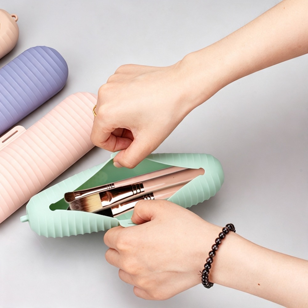Portable Silicone Makeup Brush - огляд і ціна Beauty Makeup Case