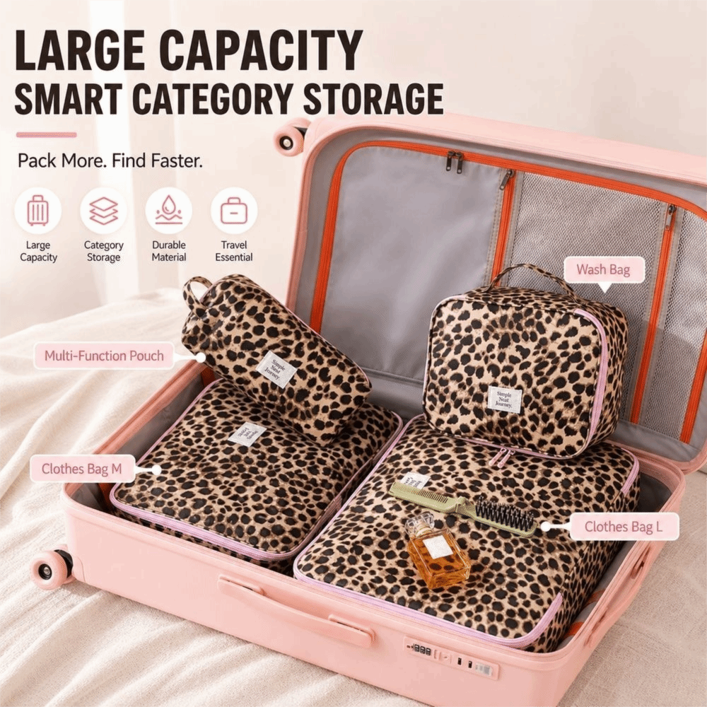 Waterproof Leopard Makeup Bag  - огляд і ціна Makeup Organizer