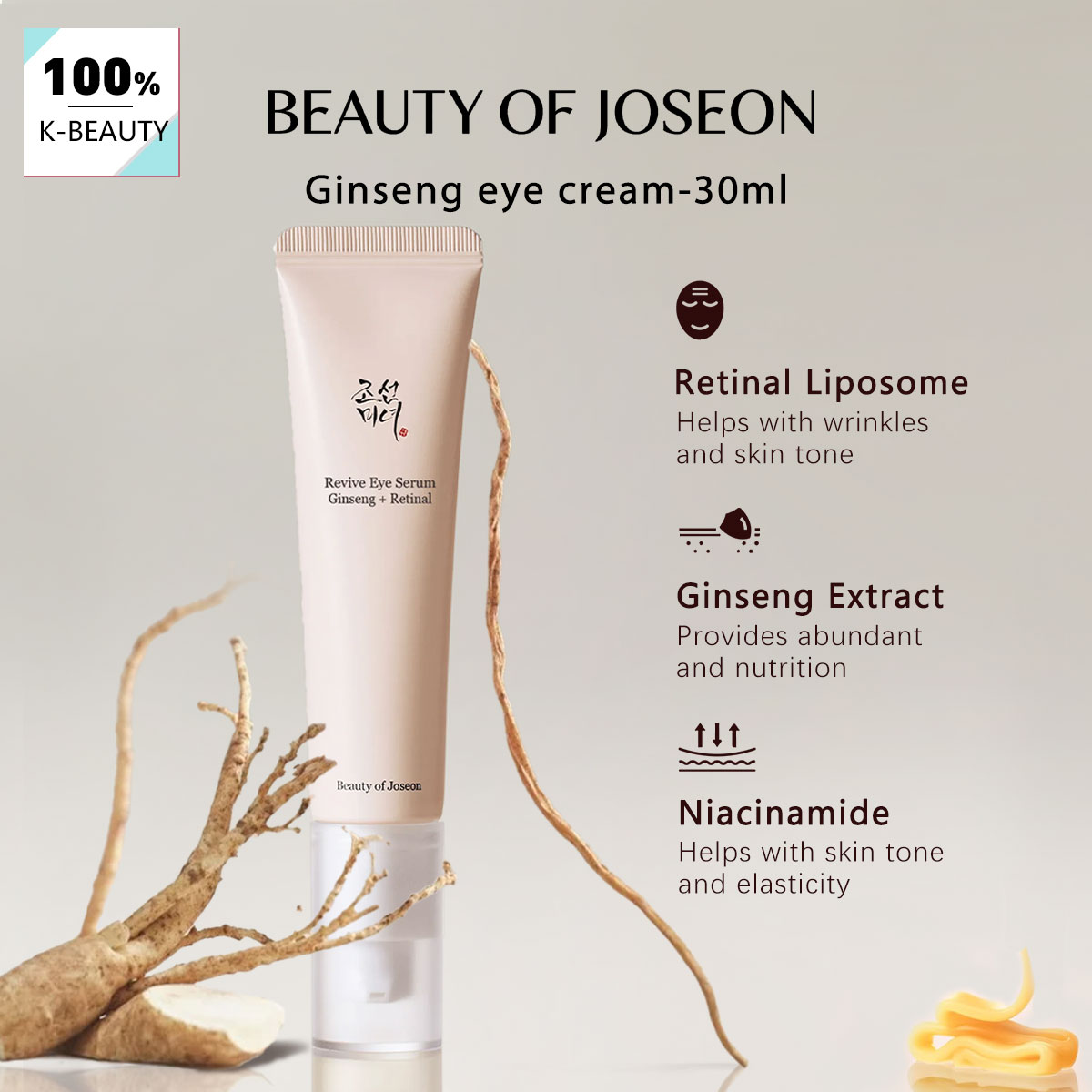 BEAUTY OF JOSEON Ginseng Eye C - огляд і ціна Beauty Of Joseon Makeup