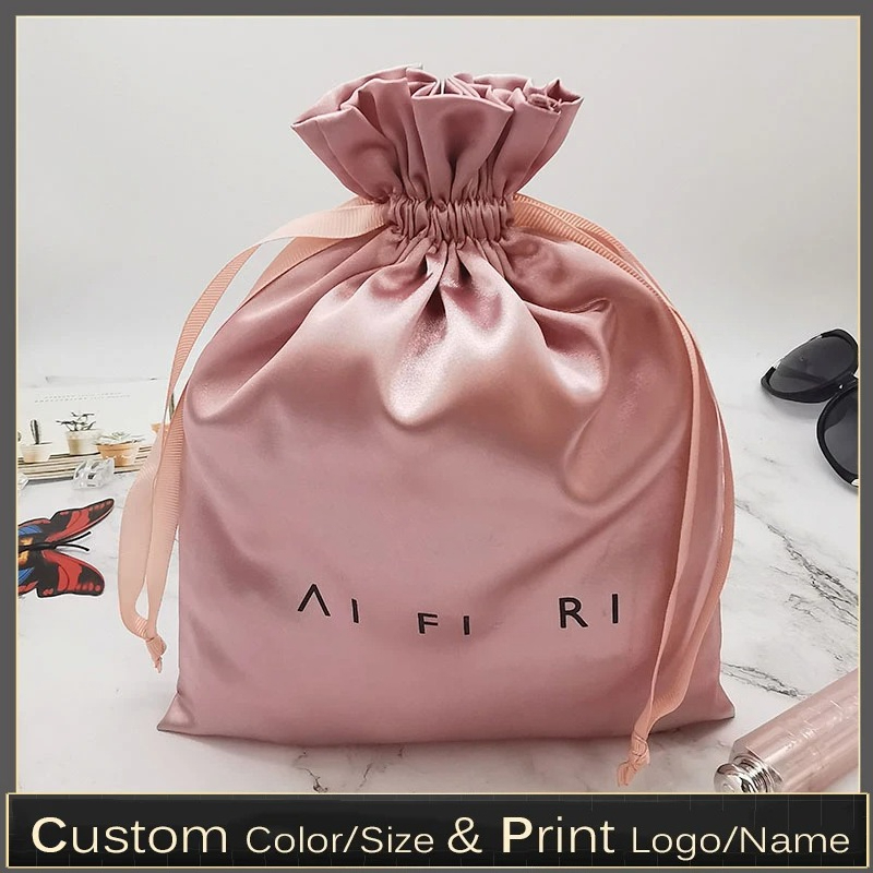 Custom Logo Satin Drawstring B - огляд і ціна Beauty Makeup Events