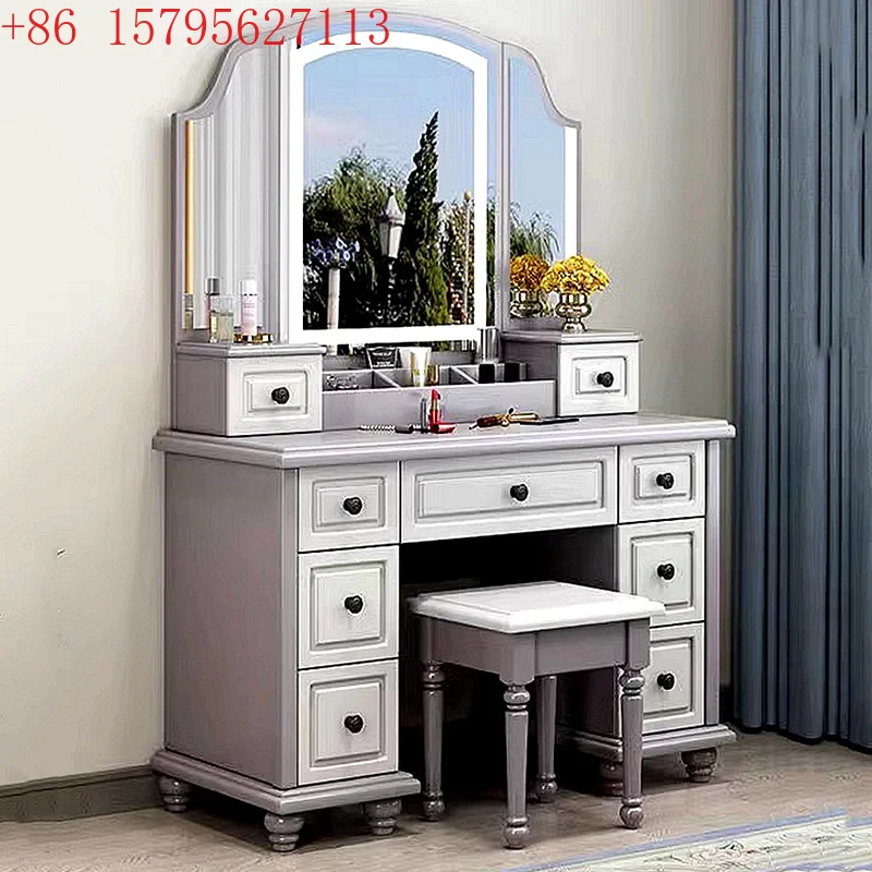 Full Set Aesthetic Vanity Tabl - огляд і ціна Beauty Makeup Vanity Set