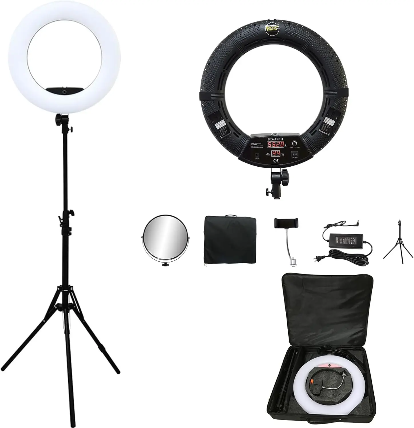 FD480 Ring Lamp 18 Inch LED Ri - огляд і ціна Beauty Makeup Light